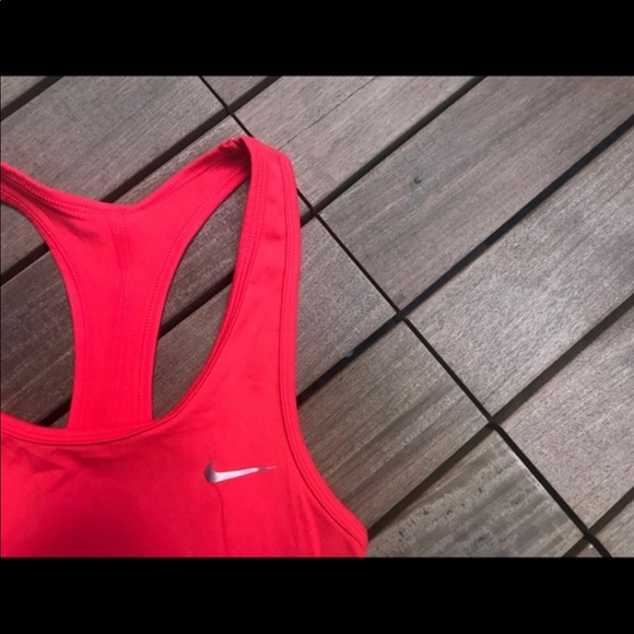 Nike | Neon Pink Soft Dry Fit Racer Back Tank Top - Picture 3 of 5